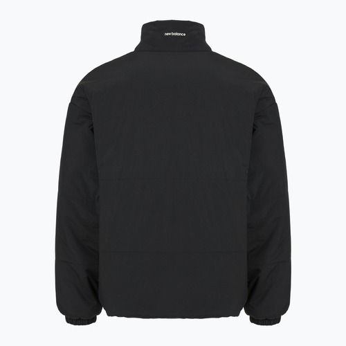 Giacca imbottita uomo New Balance Hoops Puffer black