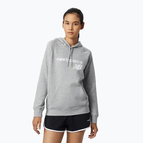 Felpa donna New Balance Core Fleece Hoodie grey
