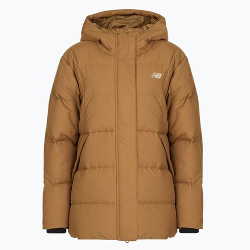 Piumino donna New Balance NBX Soft Alpine Icon Down brown