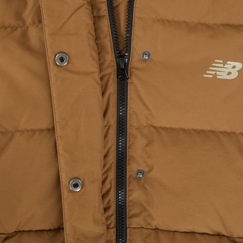 Piumino donna New Balance NBX Soft Alpine Icon Down brown