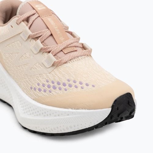 Scarpe running donna Salomon Aero Glide 3 Gravel Shortbread/White/Fusion Coral