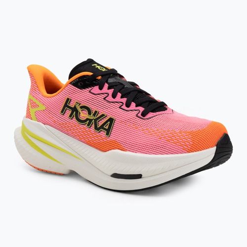 Scarpe scarpe da corsa donna Hoka Mach X 3 neon rose/neon tangerine