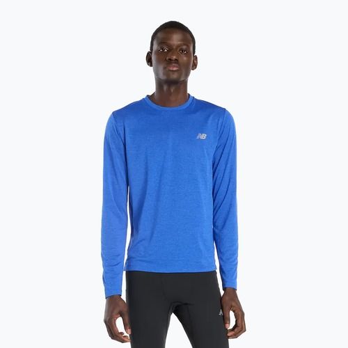 Maglia a maniche lunghe uomo New Balance Athletics blue gemstone