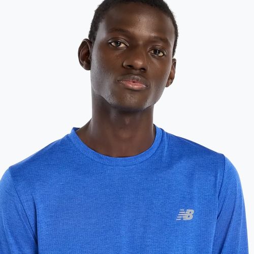 Maglia a maniche lunghe uomo New Balance Athletics blue gemstone