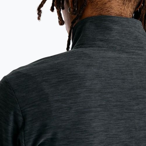 Felpa da running uomo New Balance Space Dye 1/4 Zip black