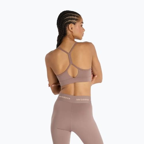 Reggiseno sportivo New Balance Essential Yoga brown