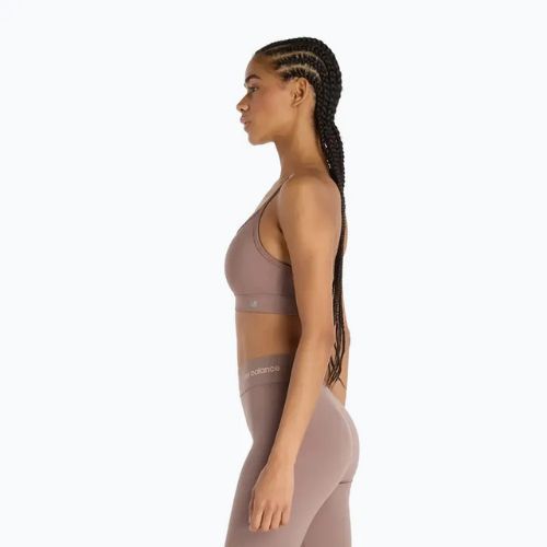 Reggiseno sportivo New Balance Essential Yoga brown
