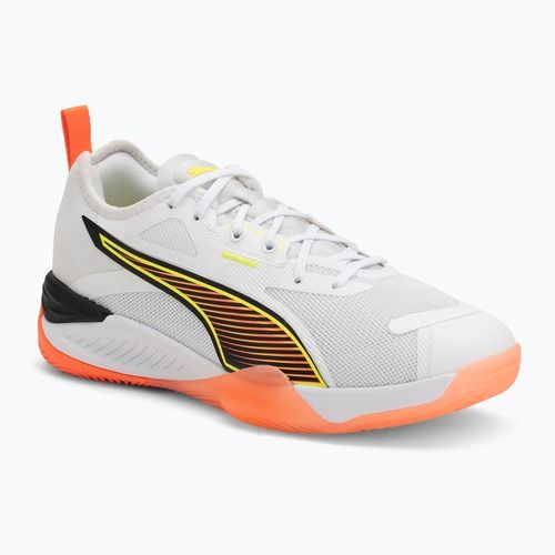 Scarpe da pallamano PUMA Eliminate Nitro 4 Game On puma white/glowing red/ultra blue