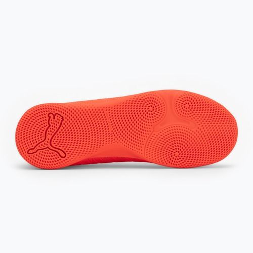Scarpe da calcio junior PUMA Future 9 Play IT Jr glowing red/puma white/puma black/puma silver