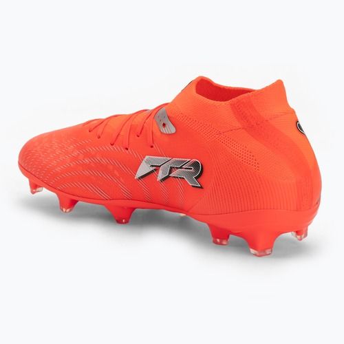 Scarpe da calcio junior PUMA Future 9 Pro FG/AG Jr glowing red/puma white/puma black/puma silver