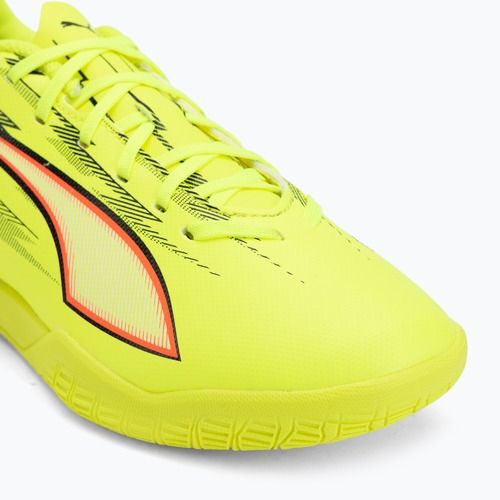 Scarpe da calcio junior PUMA Ultra 6 Play IT Jr yellow alert/puma black/glowing red/lime squeeze