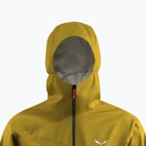 Giacca impermeabile da uomo Salewa Puez Aqua 4 PTX 2.5L olive oil/0910