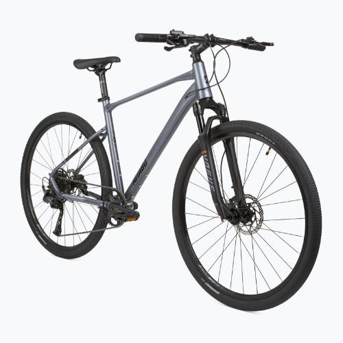 Bicicletta cross da uomo ATTABO TORRE 5.0 28" grey