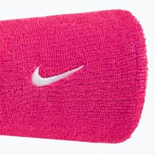 Fasce da polso Nike Swoosh Classic Doublewide Wristbands 2 pezzi vivid pink/white