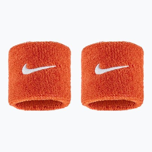 Polsini Nike Swoosh Classic Wristbands 2 pz. team orange/white