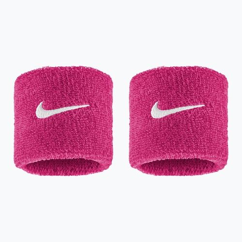 Fasce da polso Nike Swoosh Classic Wristbands 2 pz. vivid pink/white