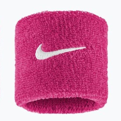 Fasce da polso Nike Swoosh Classic Wristbands 2 pz. vivid pink/white
