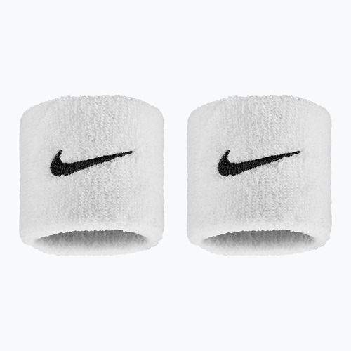 Fasce da polso Nike Swoosh Classic Wristbands 2 pz. white/black
