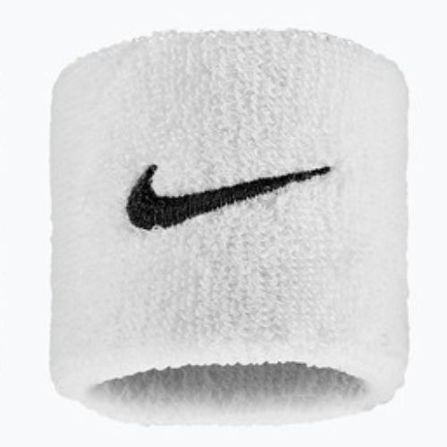 Fasce da polso Nike Swoosh Classic Wristbands 2 pz. white/black