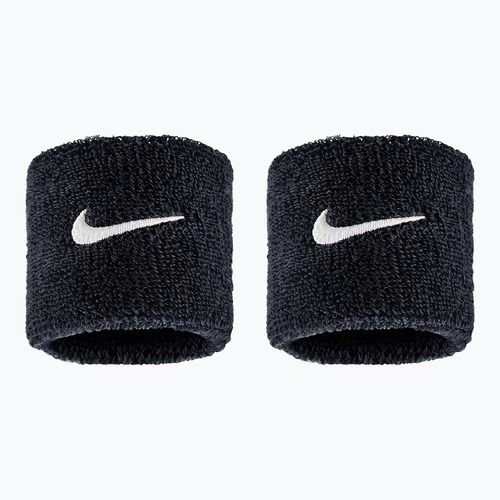 Fasce da polso Nike Swoosh Classic Wristbands 2 pz. black/white