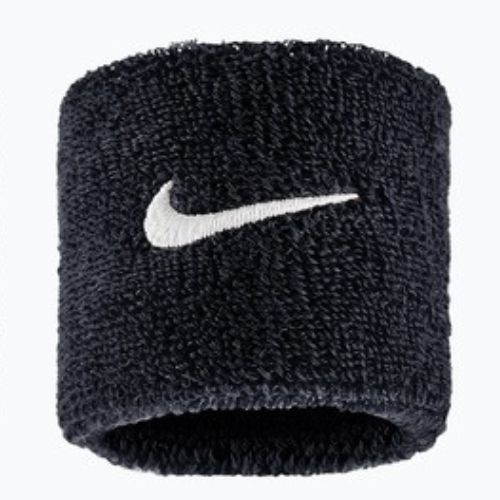 Fasce da polso Nike Swoosh Classic Wristbands 2 pz. black/white