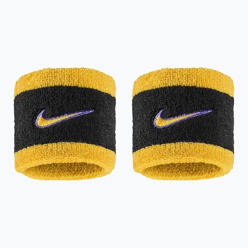 Polsini Nike Swoosh Classic Wristbands 2 pz. black/court purple/university gold