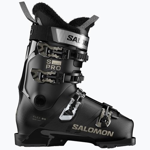 Scarponi da sci donna Salomon S/Pro Delta 80 W GW black/black/light bronze metallic