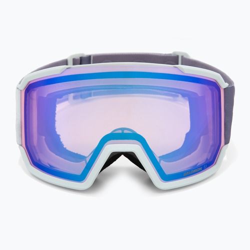 Maschera da sci Salomon S/View 3 ice flow/ml light blue