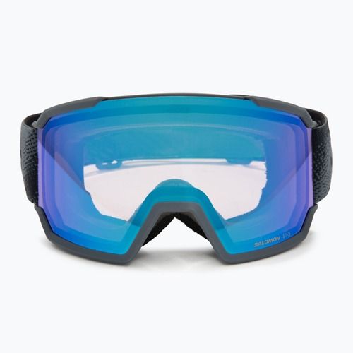 Maschera da sci Salomon S/View 3 Photo ebony/ml blue
