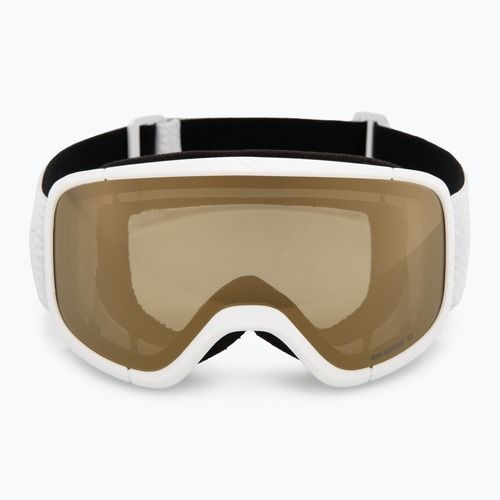 Maschera da sci junior Salomon Lumi Acces Jr white/flash gold