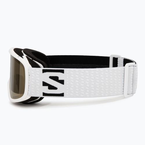 Maschera da sci junior Salomon Lumi Acces Jr white/flash gold