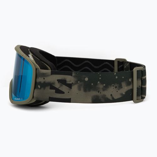 Maschera da sci Salomon Aksium 2.0 S olive night/ml mid blue