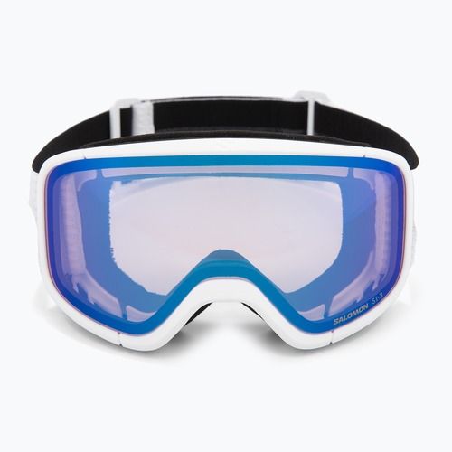 Maschera da sci Salomon Aksium 2.0 S Photo white/photo ml blue