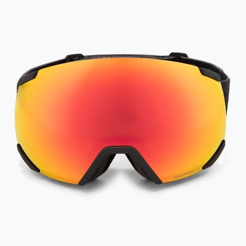 Maschera da sci per bambini Salomon Radium black/mi mid red