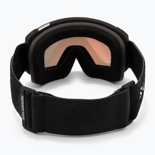 Maschera da sci per bambini Salomon Radium black/mi mid red
