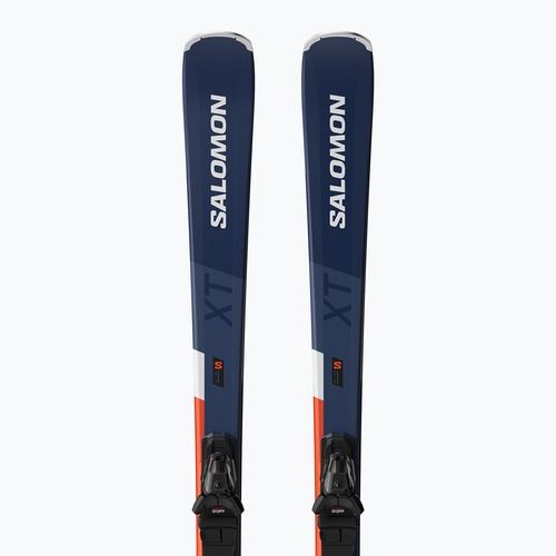 Sci da pista Salomon S/Max 6 XT + attacchi M10 GW Silver/Legion Blue Metallic/Fiery Coral
