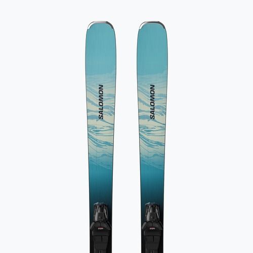 Sci da discesa donna Salomon Stance W 80 + attacchi M10 GW Alaskan Blue/Porcelain/Lime Cream