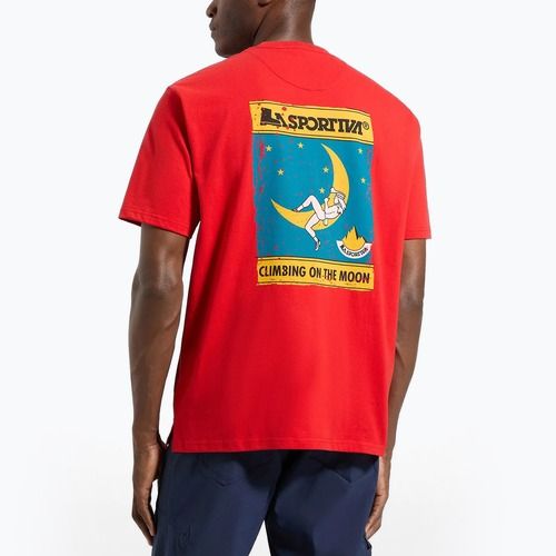 T-shirt uomo La Sportiva Moon Climb mountain red
