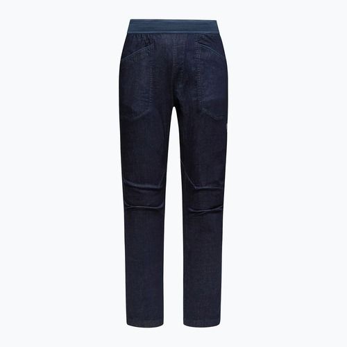 Pantaloni da arrampicata uomo La Sportiva Cave Jeans denim/night sky