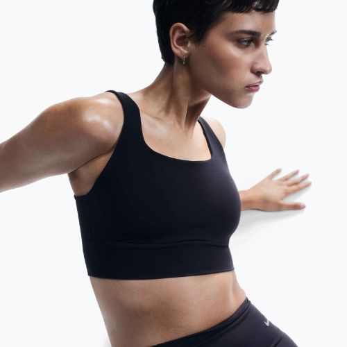 Reggiseno sportivo Nike Zenvy Medium-Support black/sail