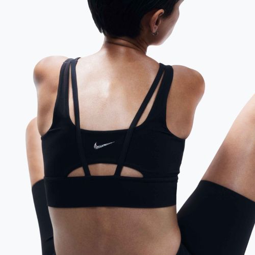 Reggiseno sportivo Nike Zenvy Medium-Support black/sail