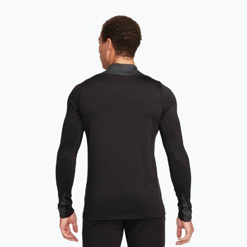 Maglia a maniche lunghe da calcio Nike Strike Dri-Fit 1/2 Zip Drill Top black/anthracite/white