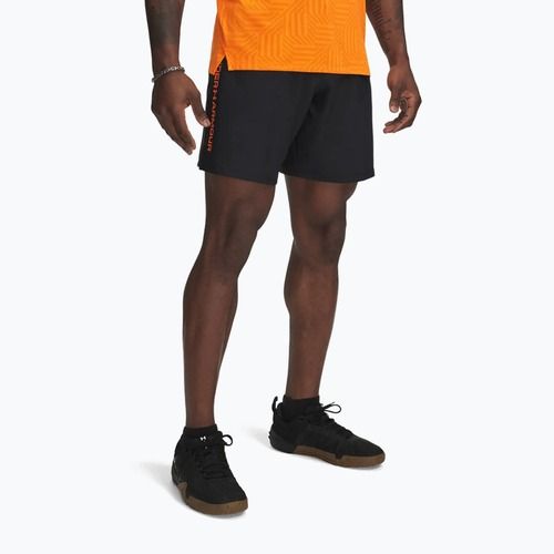 Pantaloncini da allenamento uomo Under Armour Woven Wordmark black