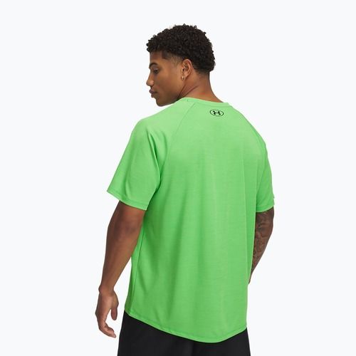 Maglia da allenamento uomo Under Armour Tech Textured cyber green/green spark/black