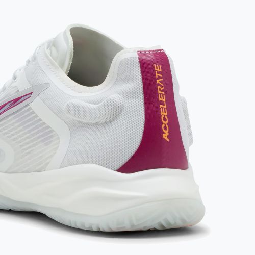 Scarpe da donna PUMA Accelerate NITRO SQD 4 Puma White/Berry/Lilac Crush/Haute Tropic/Heat Fire