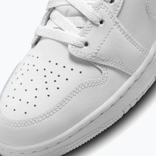 Scarpe da bambino Nike Jordan 1 Mid white/white/white