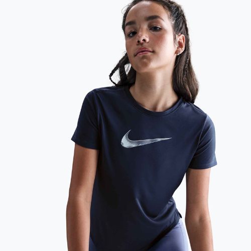 T-shirt da allenamento bambino Nike One Classic midnight navy/midnight navy