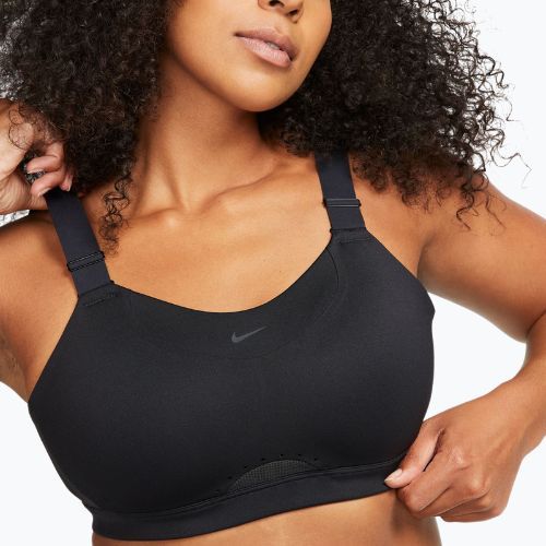 Reggiseno sportivo Nike Alpha High-Support black/black/dark smoke grey/dark smoke grey