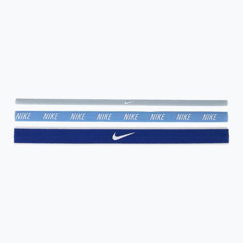 Fasce per capelli Nike Mixed Width Headband 3 pz light armory blue/university blue/white