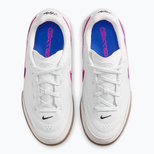Scarpe da calcio junior Nike Tiempo Streetgato Jr white/pink blast/racer blue